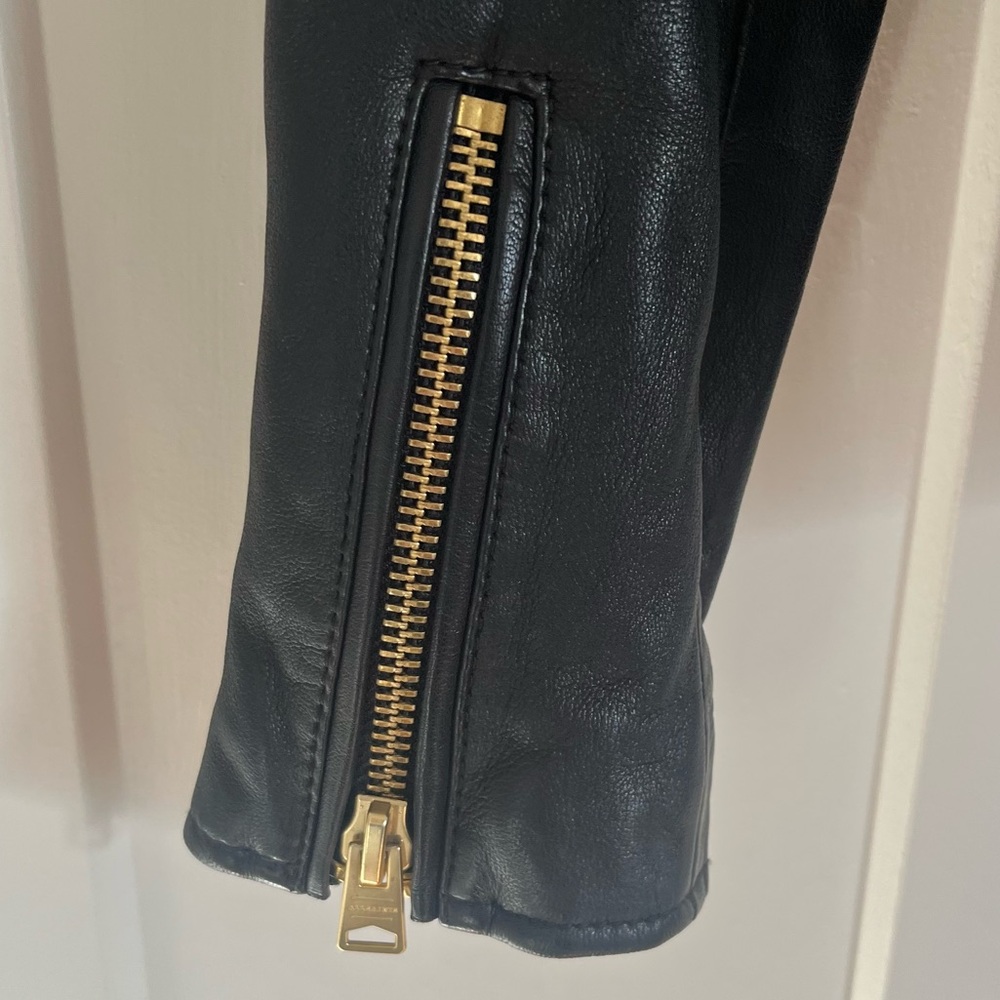 AllSaints BALFERN LEATHER BIKER JACKET - Picture 11 of 16